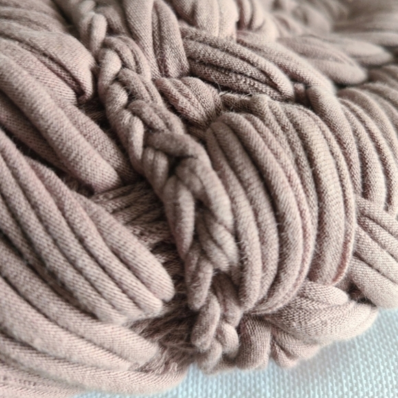 JW ANDERSON Knitted Shopper Tote Bag, Taupe, NWT - Picture 10 of 14